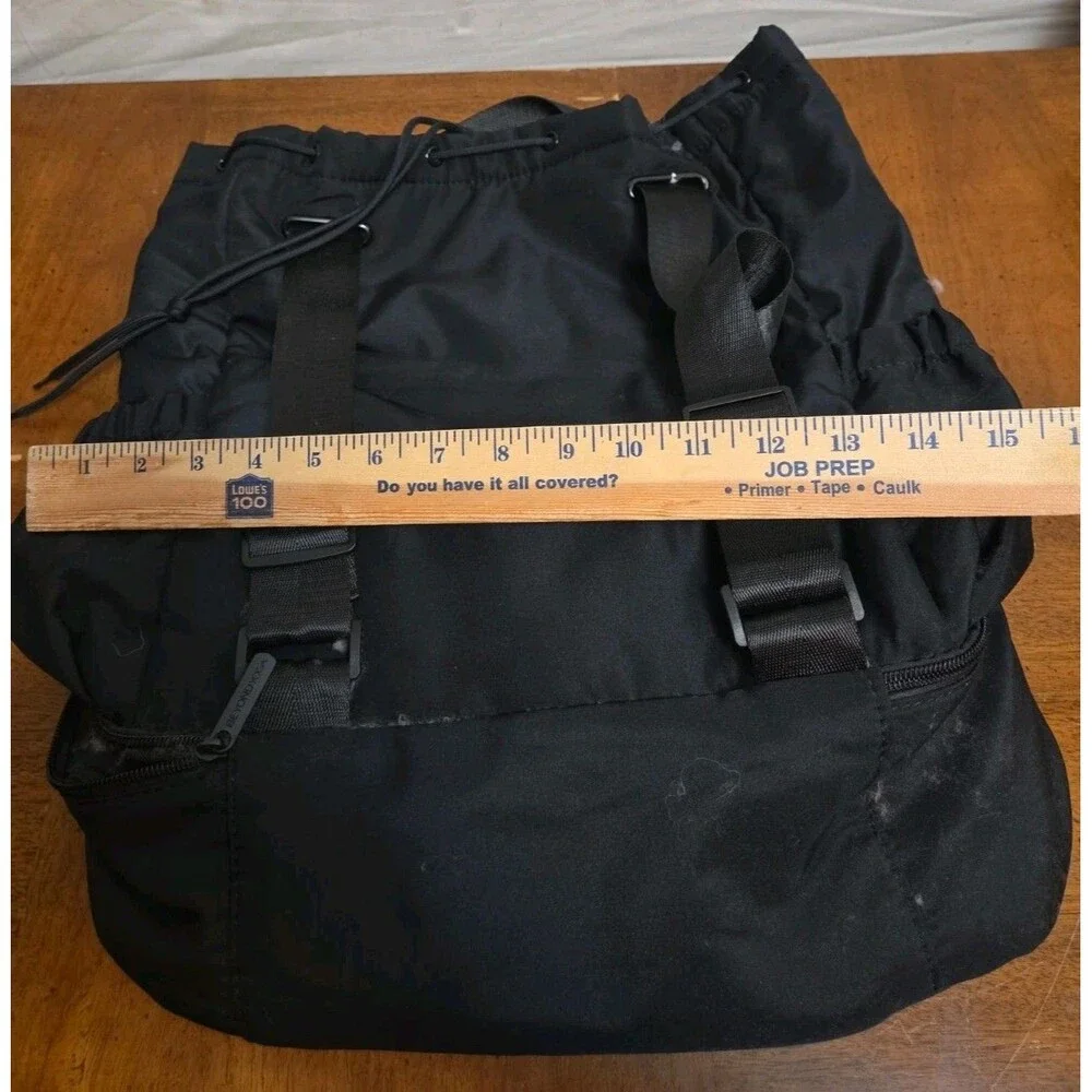 Beyond Yoga Convertible Gym Bag Backpack Black Matte